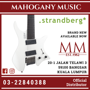 Strandberg Metal 7 String White Pearl Finish Electric Guitar