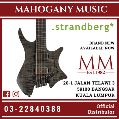 Strandberg Prog 7 String Black Finish Electric Guitar