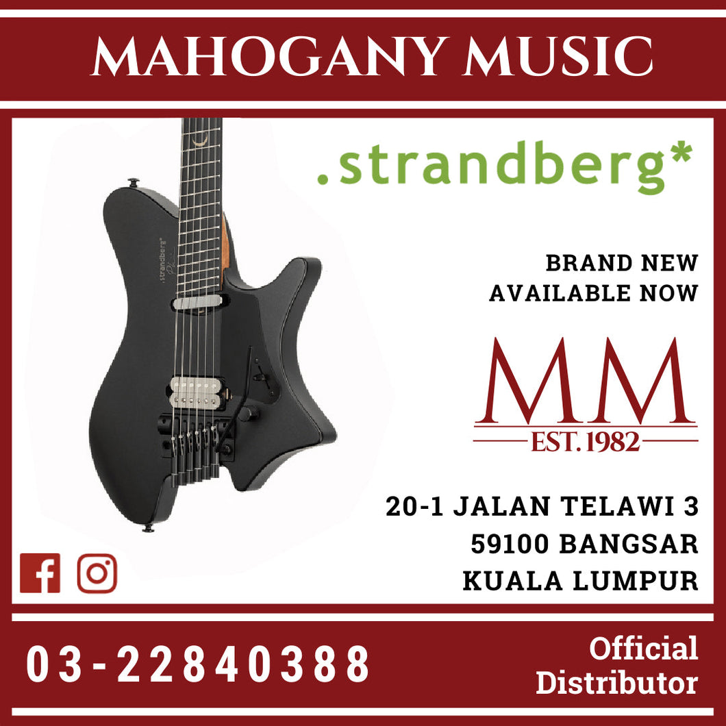 Strandberg Sälen 6 Tremolo Plini Edition Black Electric Guitar