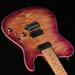 Bacchus TAC24 FMH-RSM/M N-MGT-B Universe Series Roasted Maple Electric Guitar, Natural Magenta Burst