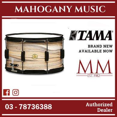 TAMA Woodworks 14X8 Snare Drum, Nat Zebrawood Wrap