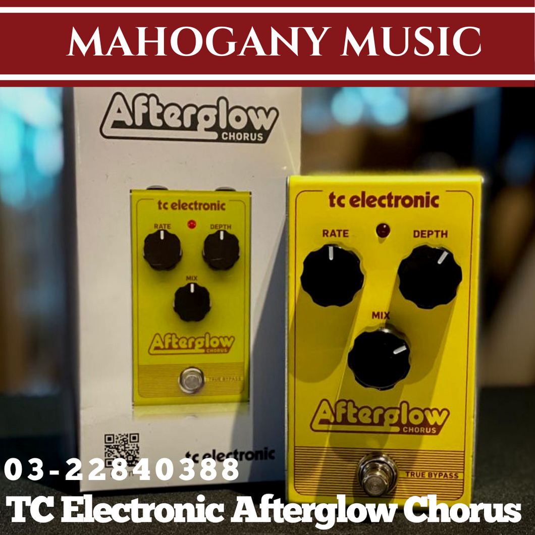 TC Electronic Afterglow Chorus Guitar Effects Pedal
