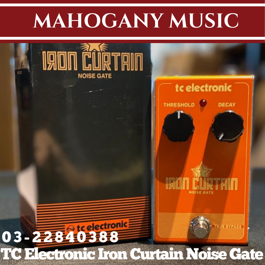 TC Electronic Iron Curtain Noise Gate Guitar Effects Pedal