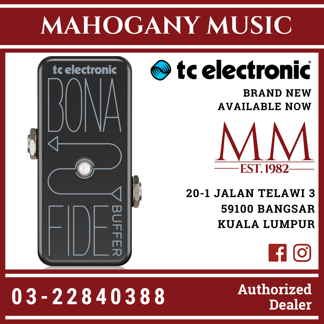 bonafide pedal TC Electronic Bonafide Buffer Guitar Effects Pedal, 000-DD200 – Mahogany Music