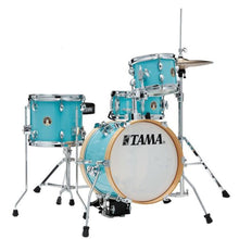 Tama LJK44H4-AQB Club-JAM Flyer 4-Pieces Basic Kit Drum Set, Cymbals NOT included, Aqua Blue