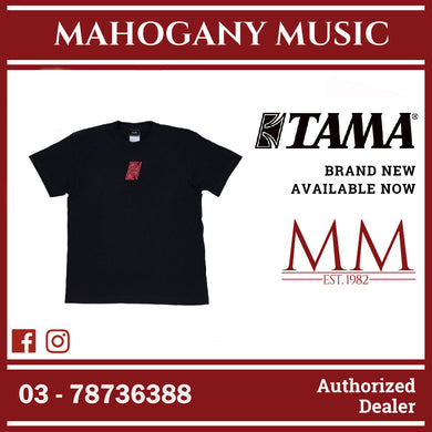 Tama T006-XL Red Logo T-shirt Black, XL Size