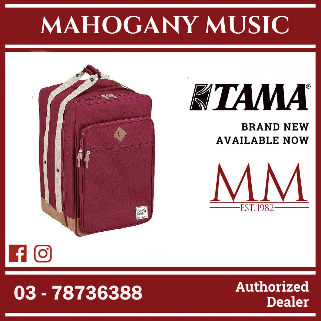 Tama TCB01WR Powerpad Designer Collection Cajon Bag, Wine Red