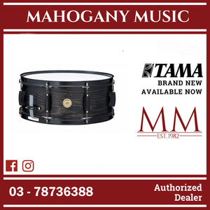 Tama WP1455BK-BOW 14″x5.5″ Woodworks Snare Drum, Black Oak Wrap