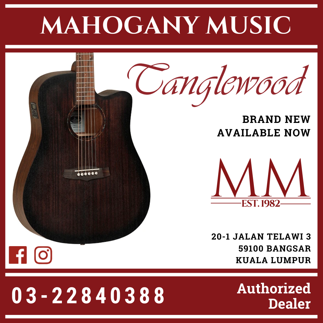 Tanglewood TWCR DCE Dreadnought Mahogany Acoustic Guitar