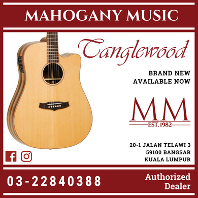 Tanglewood TWJD-CE Dreadnought Solid Cedar Acoustic Guitar