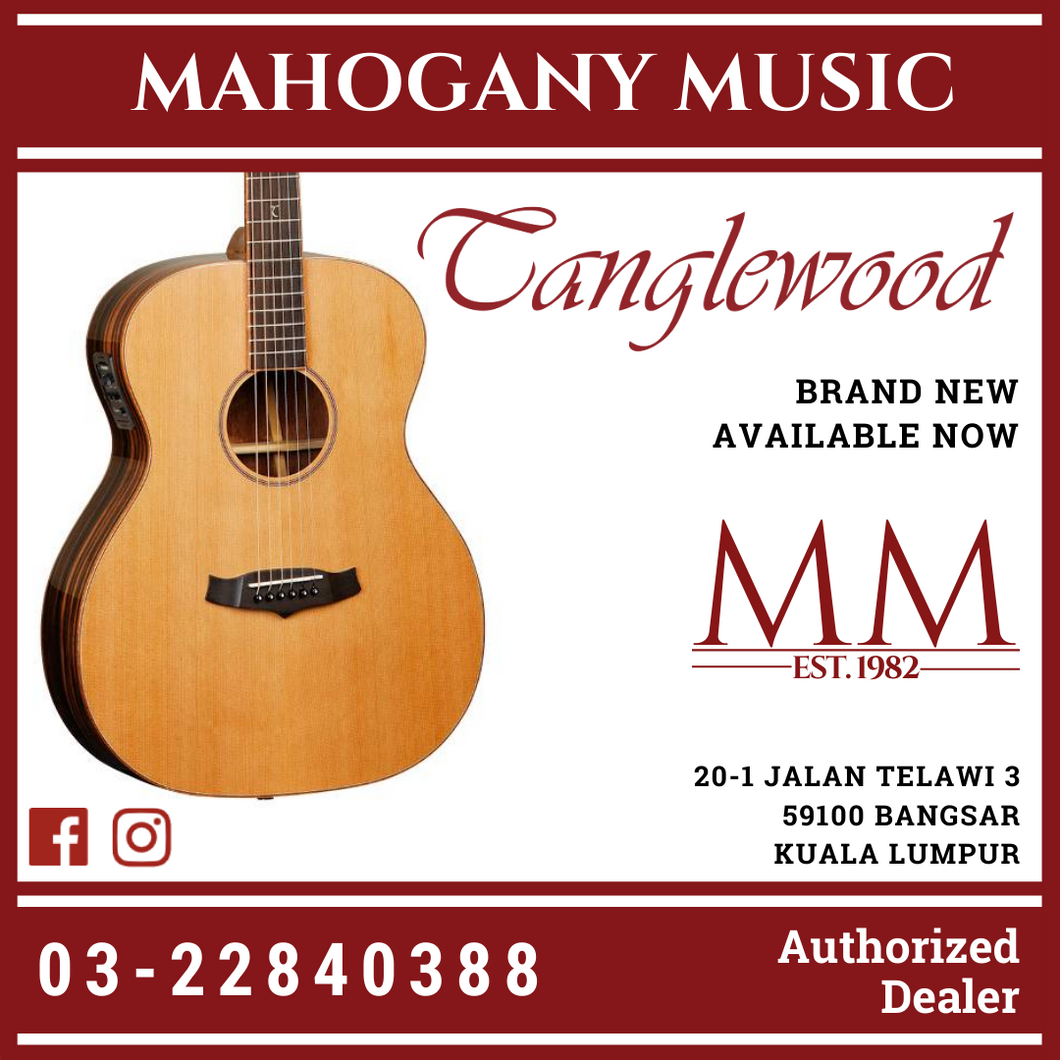 Tanglewood TWJFE Orchestra Solid Cedar Acoustic Guitar