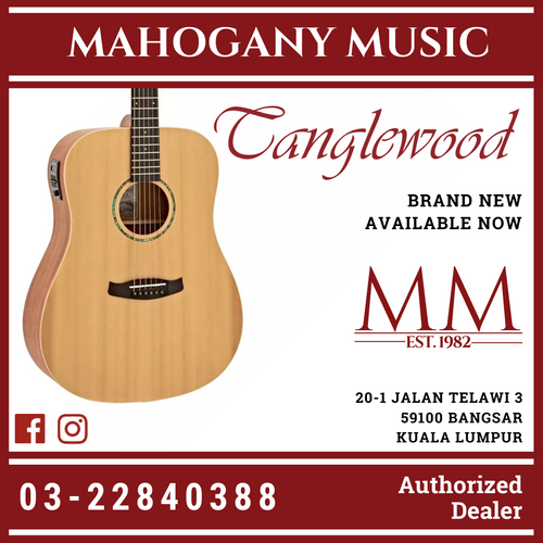 Tanglewood TWR2-DE Dreadnought Spruce Acoustic Guitar
