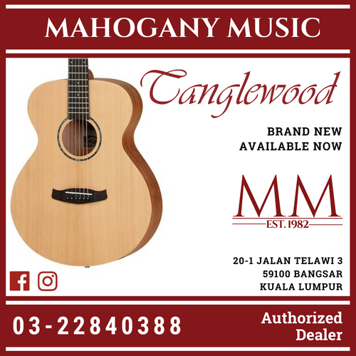 Tanglewood TWR2-O-LH Orchestra/Folk Left Handed Spruce Acoustic Guitar
