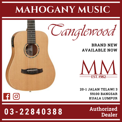 Tanglewood TWR2-TE Travel Spruce Acoustic Guitar