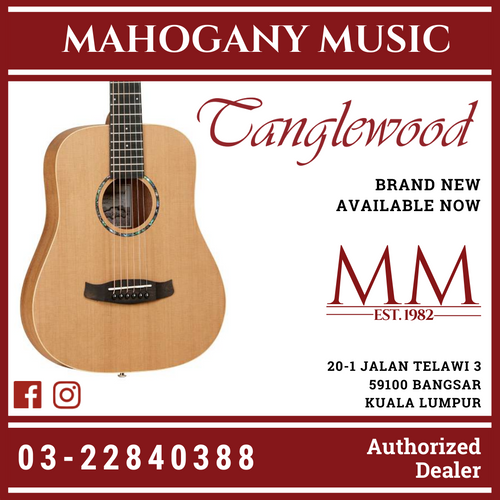 Tanglewood TWR2-T Travel Spruce Acoustic Guitar