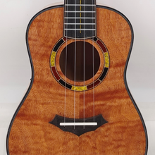 Tiger-Rogen Mountain Road Full Solid Tiger Flame Okoume Ukulele (26) UK-TGS-26