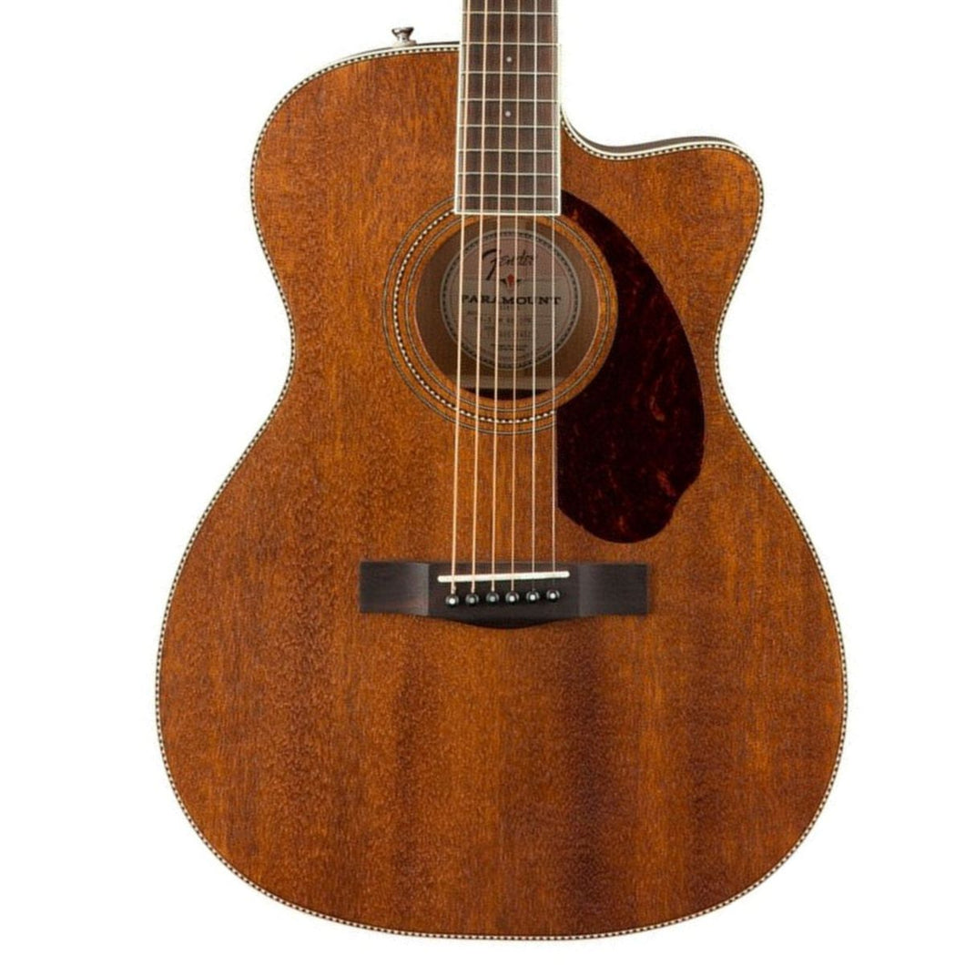 [PREORDER] Fender PM-3C Triple 0 All-Mahogany Acoustic Guitarw/case, Ovangkol FB, Natural