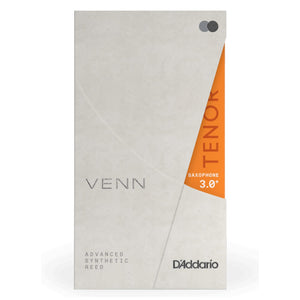 D'Addario VTS0130G2 VENN Tenor Saxophone Reeds, Strength 3.0+, 1-Pack