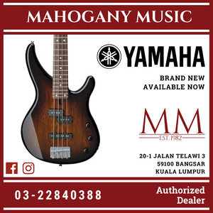 Yamaha Electric Bass TRBX174EW Transparent Brown Sunburst