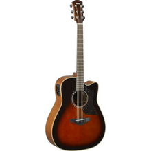 Yamaha A1M Dreadnought Cutaway Acoustic-Electric Guitar with Gator GC-DREAD Molded Case - Tobacco Brown Sunburst
