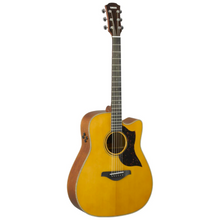 Yamaha A3M ARE Dreadnought Cutaway Acoustic-Electric Guitar with Xvive U2 Wireless Guitar System - Vintage Natural