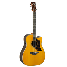Yamaha A3R ARE Dreadnought Cutaway Acoustic-Electric Guitar with Hard Bag - Vintage Natural