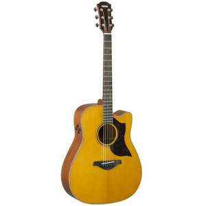 Yamaha A3R ARE Dreadnought Cutaway Acoustic-Electric Guitar with Xvive U2 Wireless Guitar System - Vintage Natural