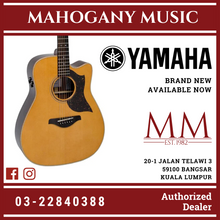 Yamaha A5M ARE Dreadnought Cutaway Acoustic-Electric Guitar with Hardcase - Vintage Natural [MADE IN JAPAN]