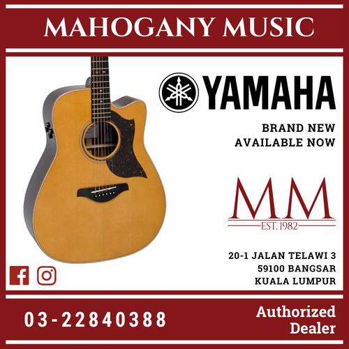 Yamaha A5R ARE Dreadnought Cutaway Acoustic-Electric Guitar with Hardcase [MADE IN JAPAN]