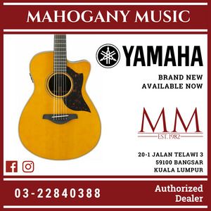 Yamaha AC3R ARE Concert Cutaway Acoustic-Electric Guitar with Hard Bag