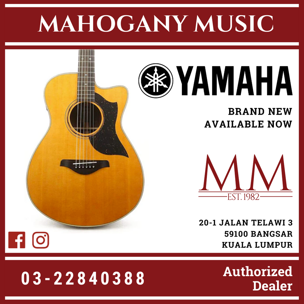 Yamaha AC5R ARE Concert Cutaway Acoustic-Electric Guitar with Hardcase MADE IN JAPAN