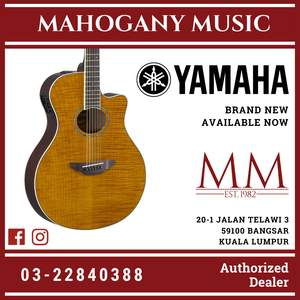 Yamaha APX600FM Flame Maple Top Acoustic-Electric Guitar - Amber
