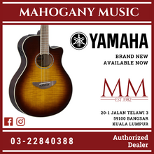 Yamaha APX600FM Flame Maple Top Acoustic-Electric Guitar - Tobacco Brown Sunburst