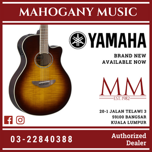 Yamaha APX600FM Flame Maple Top Acoustic-Electric Guitar - Tobacco Brown Sunburst