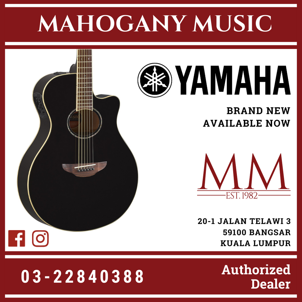 Yamaha APX600 Thin-line Cutaway Acoustic Electric Guitar