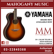 Yamaha APX600 Thin-line Cutaway Acoustic-Electric Guitar - Old Violin Sunburst