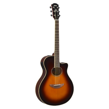 Yamaha APX600 Thin-line Cutaway Acoustic-Electric Guitar - Old Violin Sunburst