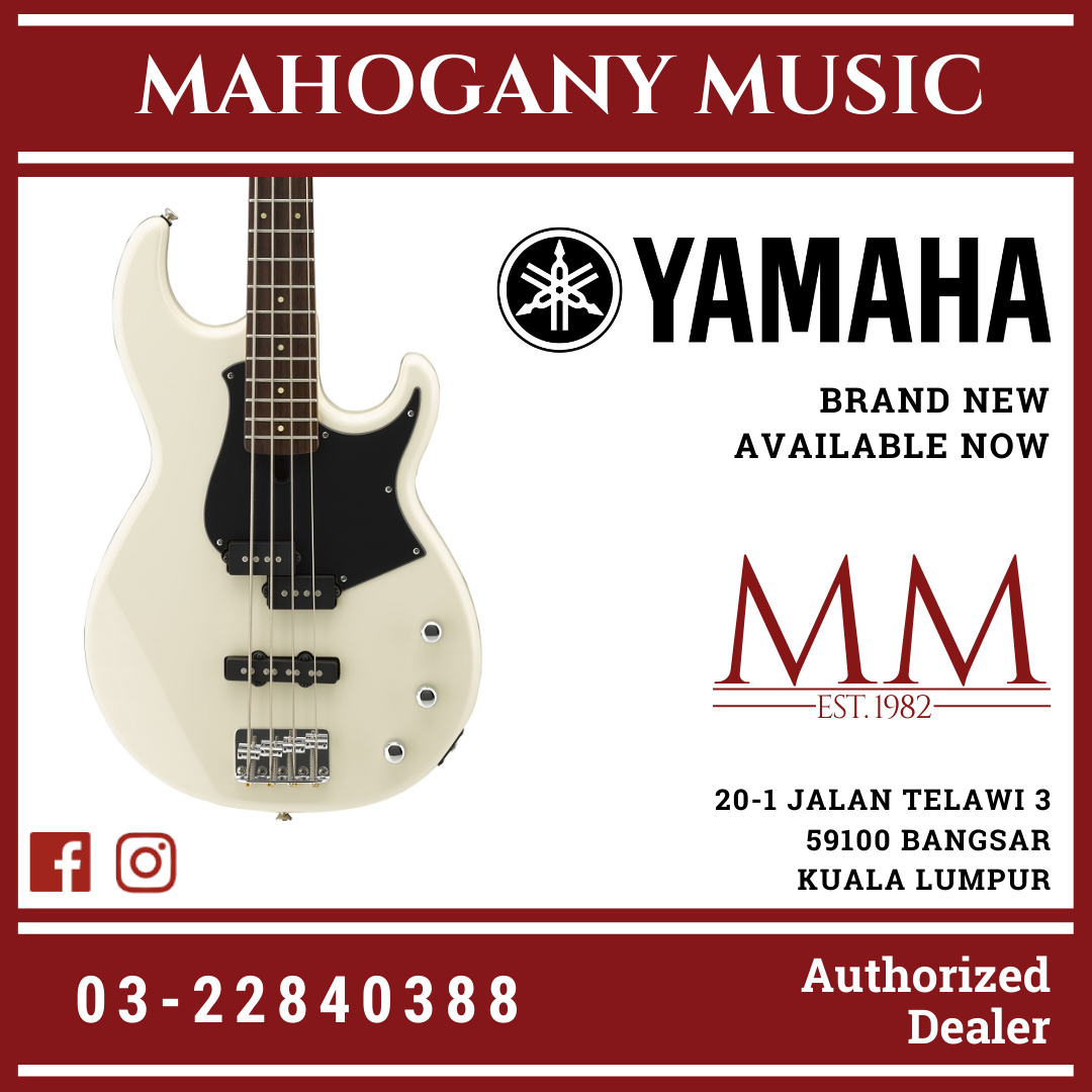 Yamaha BB234 4-string Electric Bass Guitar - Vintage White
