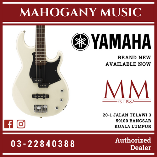 Yamaha BB234 4-string Electric Bass Guitar - Vintage White