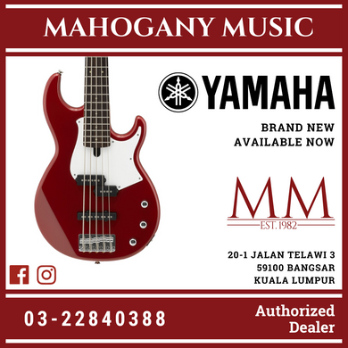 Yamaha BB235 5-string Electric Bass Guitar - Rasberry Red