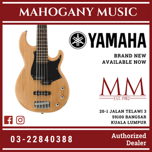 Yamaha BB235 5-string Electric Bass Guitar - Yellow Natural Satin
