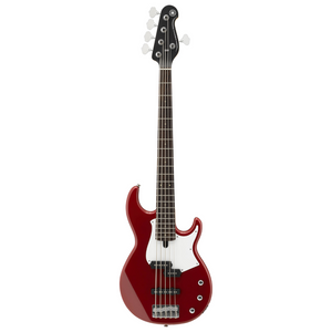 Yamaha BB235 5-string Electric Bass Guitar with Gator Gig Bag - Rasberry Red