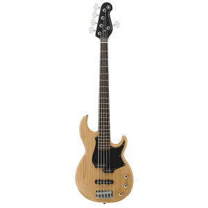 Yamaha BB235 5-string Electric Bass Guitar with Gator Gig Bag - Yellow Natural Satin