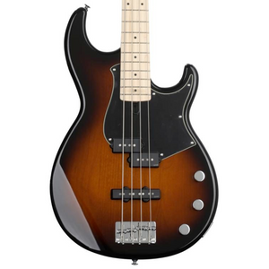 Yamaha BB434M 4-string Electric Bass Guitar with Gator Guitar Hardcase - Tobacco Brown Sunburst