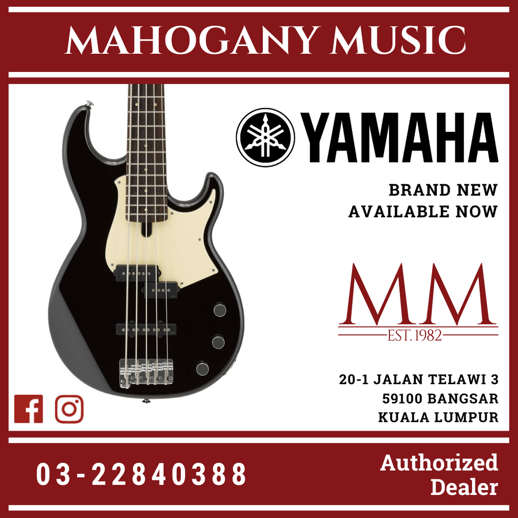 Yamaha BB435 5-string Electric Bass Guitar - Black
