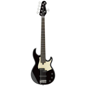 Yamaha BB435 5-string Electric Bass Guitar with Gator Guitar Hardcase - Black