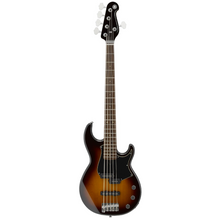 Yamaha BB435 5-string Electric Bass Guitar with Gator Guitar Hardcase - Tobacco Brown Sunburst