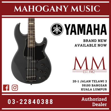 Yamaha BB734A 4-string Electric Bass Guitar - Matte Translucent Black