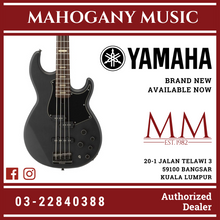 Yamaha BB734A 4-string Electric Bass Guitar with Gator Guitar Hardcase - Matte Translucent Black
