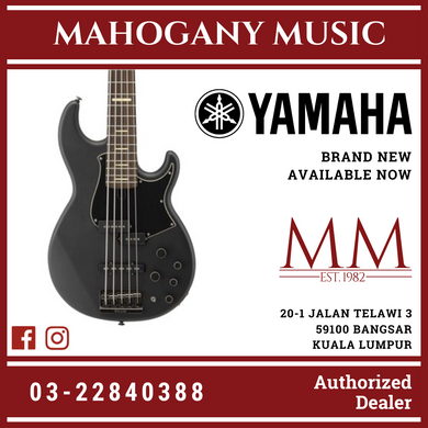 Yamaha BB735A 5-string Electric Bass Guitar - Matte Translucent Black